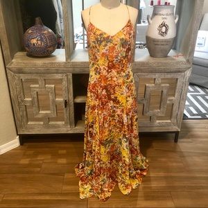 Long Flowing Chiffon Maxi Dress